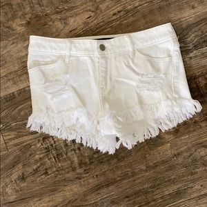 Hollister Low Rise Shorts - White
